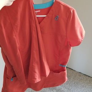 Orange scrubs